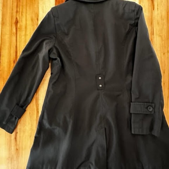 DKNY Black Dress Coat - Picture 7 of 9